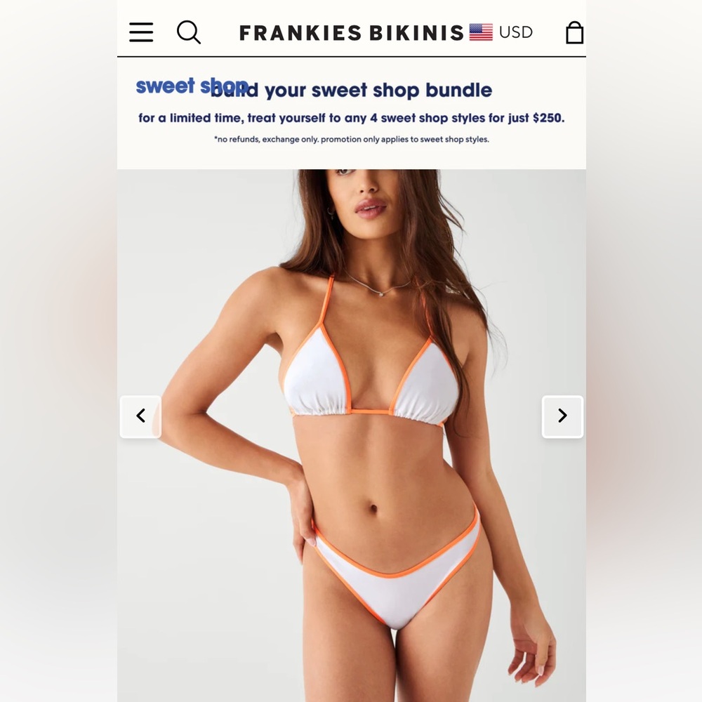 Frankie’s Bikinis Sweet Shop Sherbet Bikini